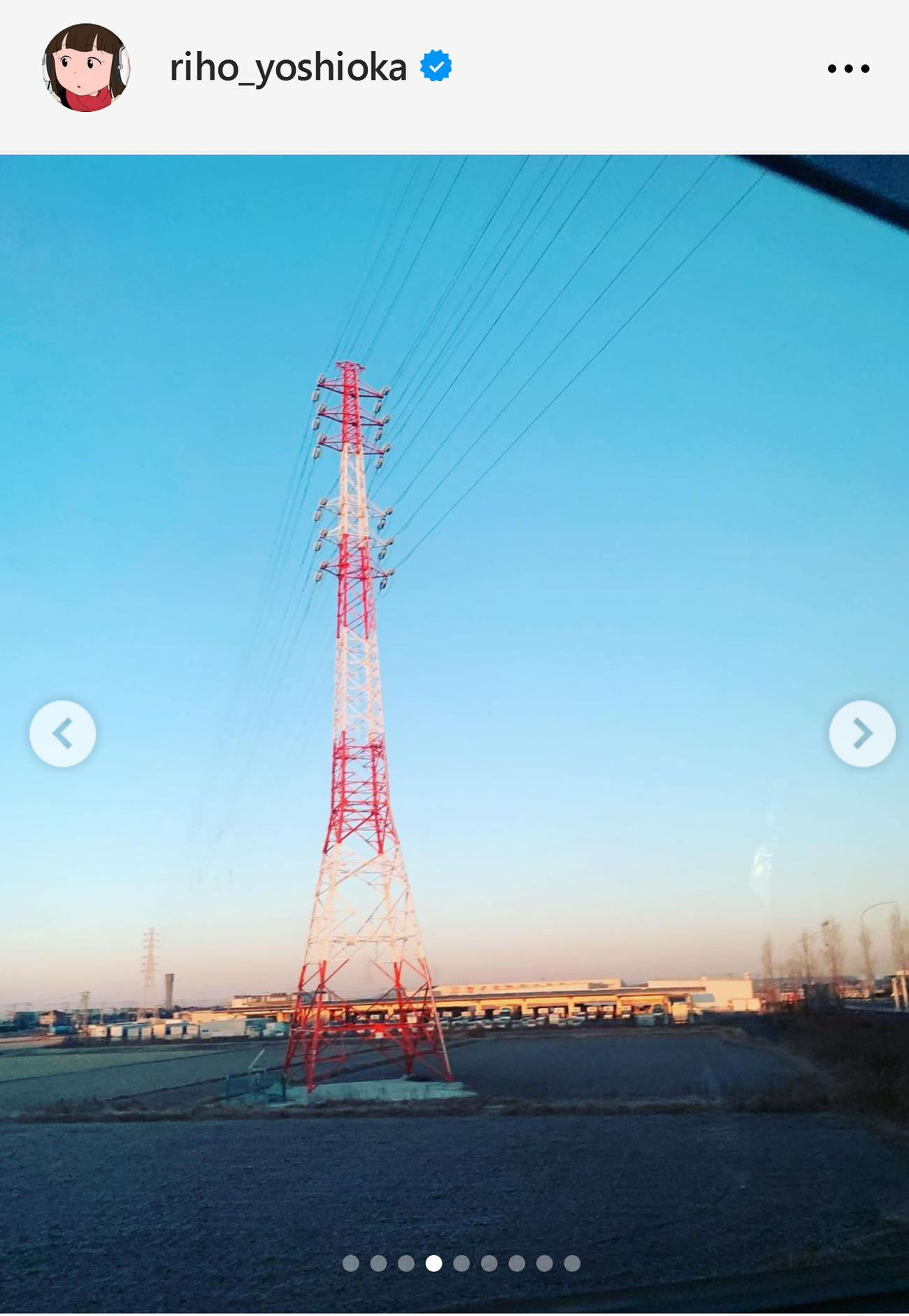 吉岡里帆のインスタグラムから