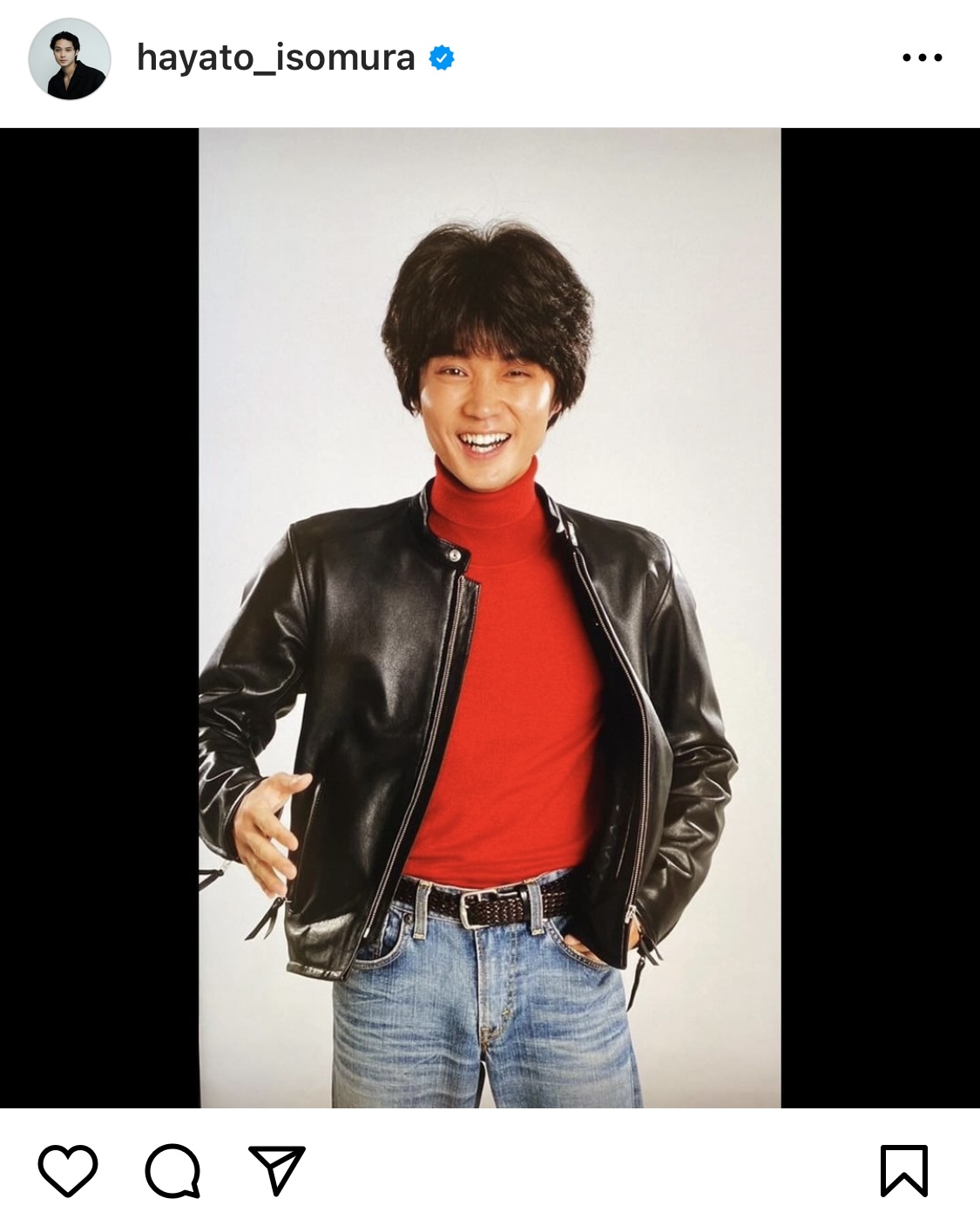 磯村勇斗インスタグラムから