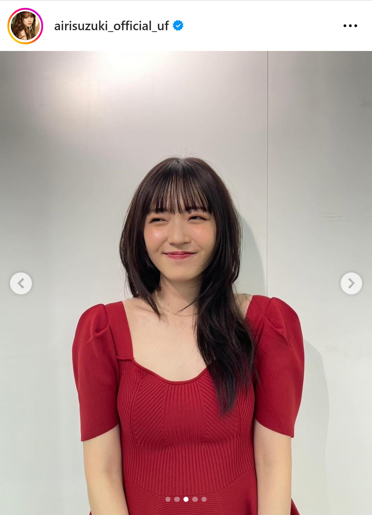 鈴木愛理のインスタグラムから