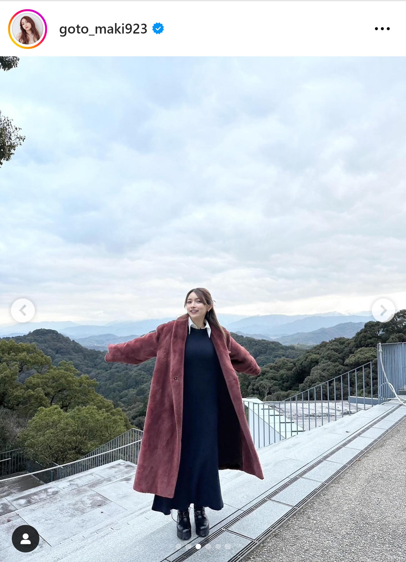 後藤真希のインスタグラムから