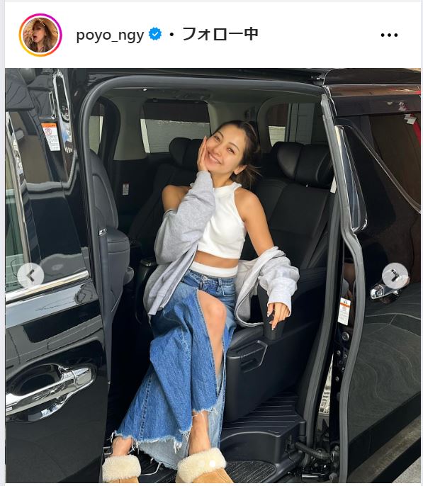 ゆきぽよのインスタグラムから