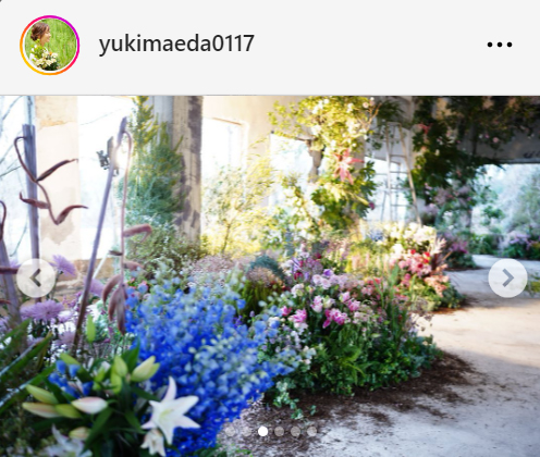 前田有紀さんのインスタグラムから