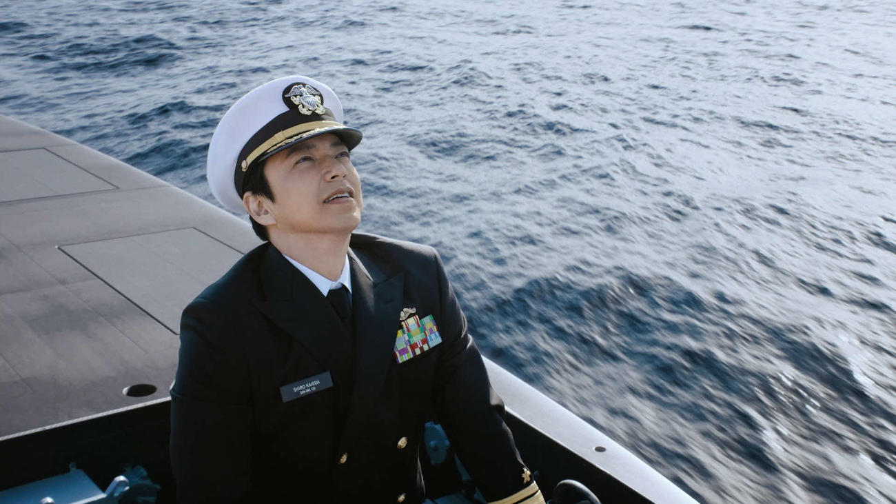 大沢たかおが主演、プロデューサーも務め、全世界に配信中のドラマ「沈黙の艦隊　シーズン1～東京湾大海戦～」の1シーン（C）2024 Amazon Content Services LLC OR ITS AFFILIATES.かわぐちかいじ／講談社