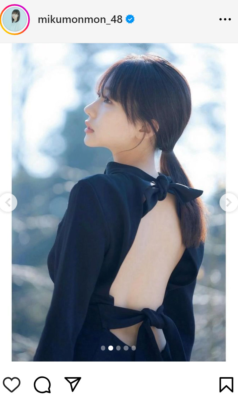 田中美久のインスタグラムから