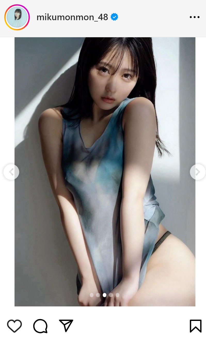 田中美久のインスタグラムから