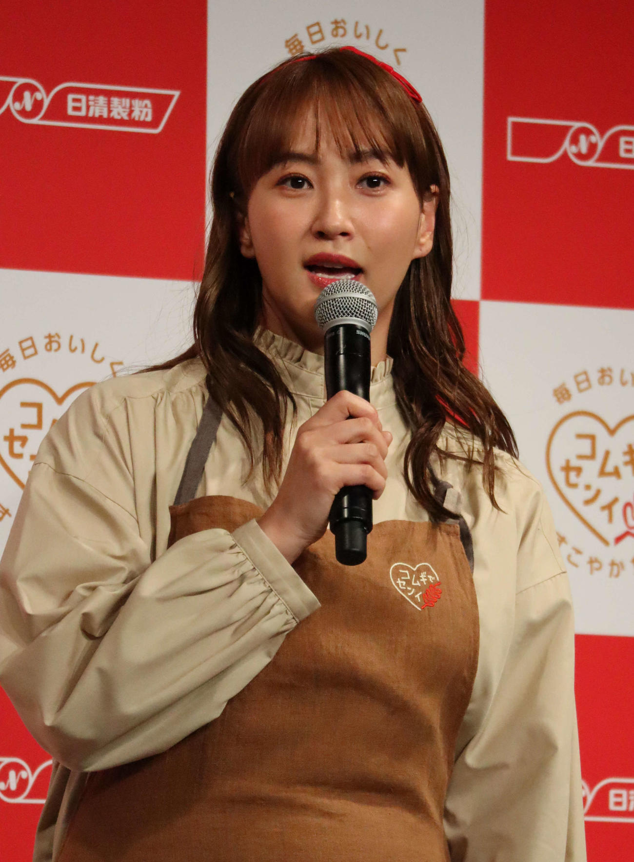 高食物繊維小麦粉「アミュリア」のブランドアンバサダーに就任した藤本美貴