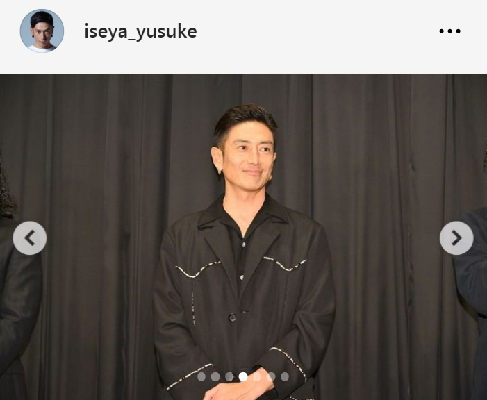 伊勢谷友介のインスタグラムから
