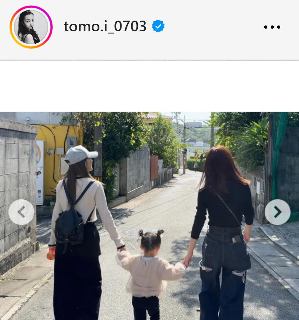 板野友美のインスタグラムから