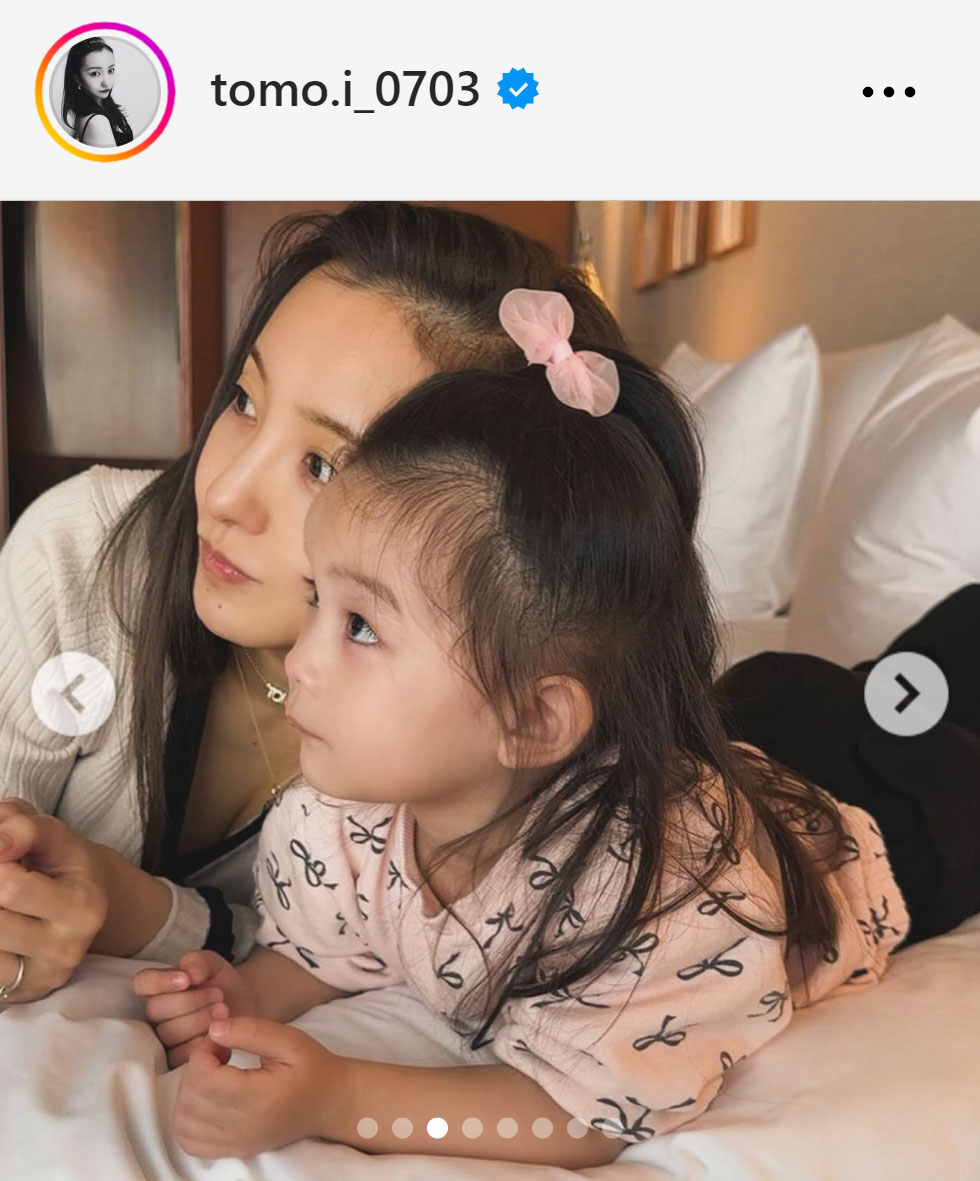 板野友美のインスタグラムから