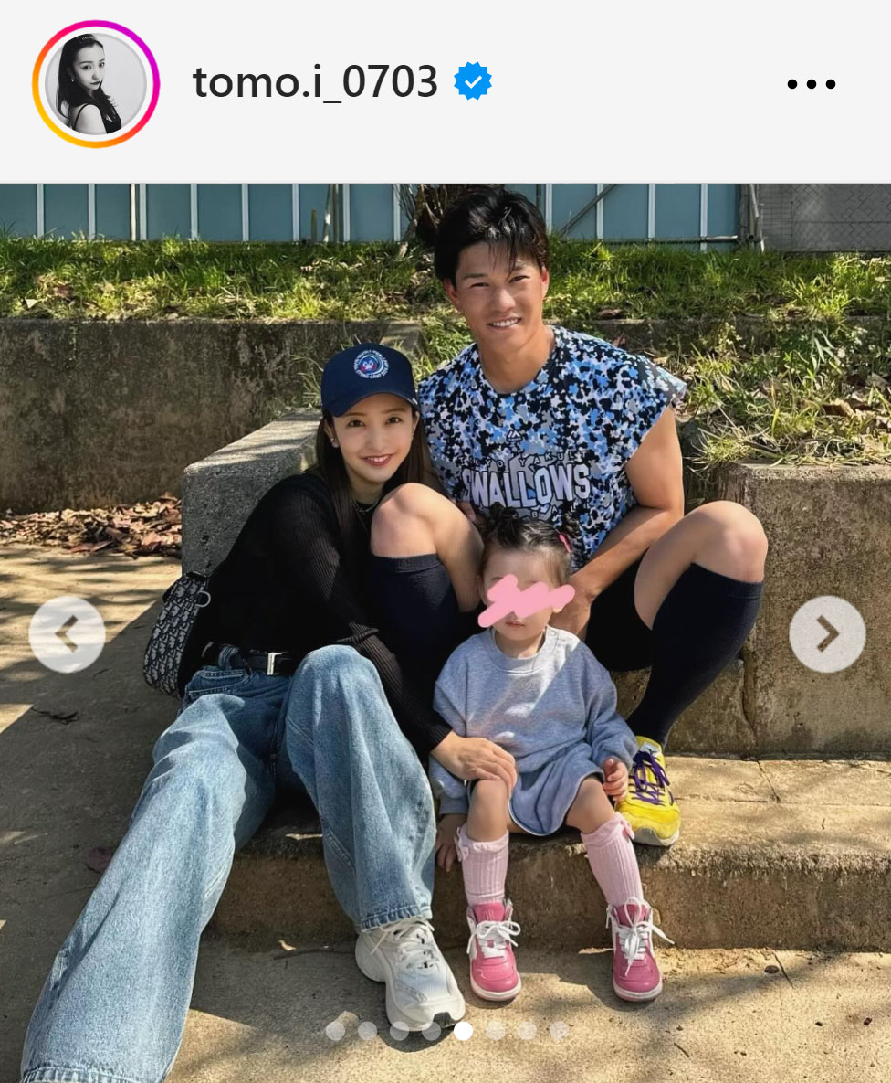 板野友美のインスタグラムから
