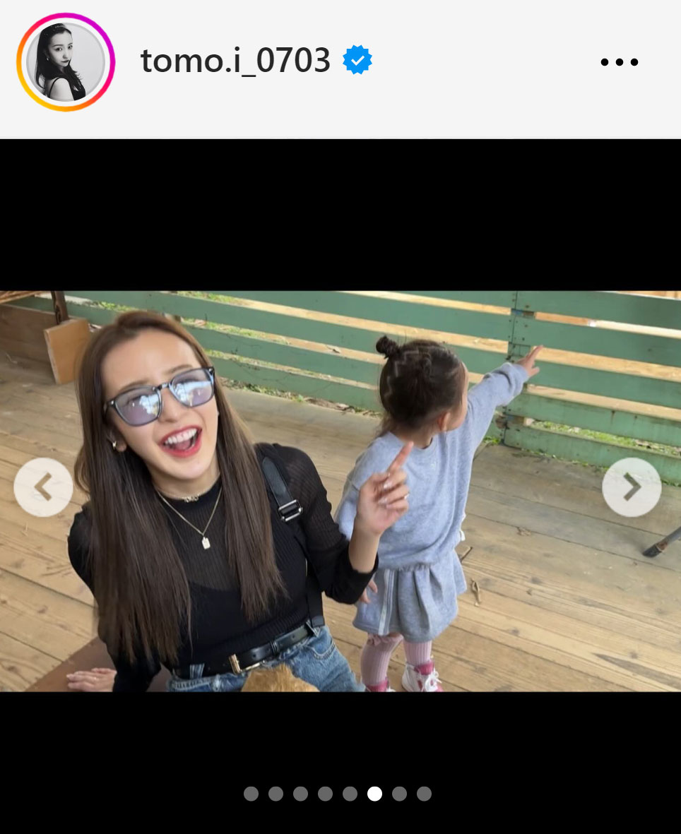 板野友美のインスタグラムから