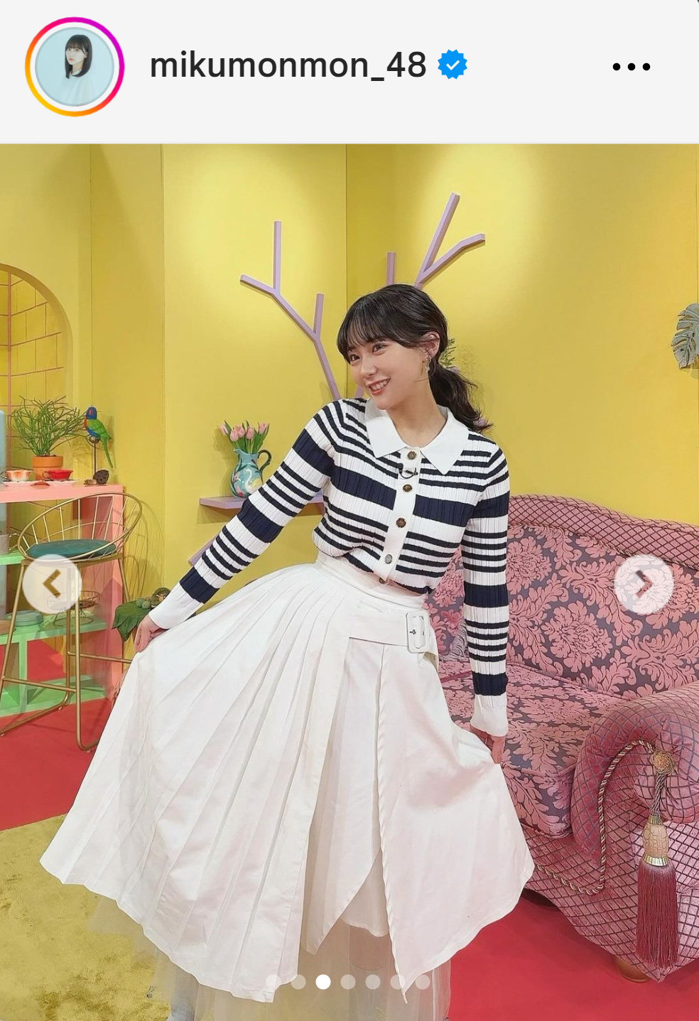 田中美久のインスタグラムから
