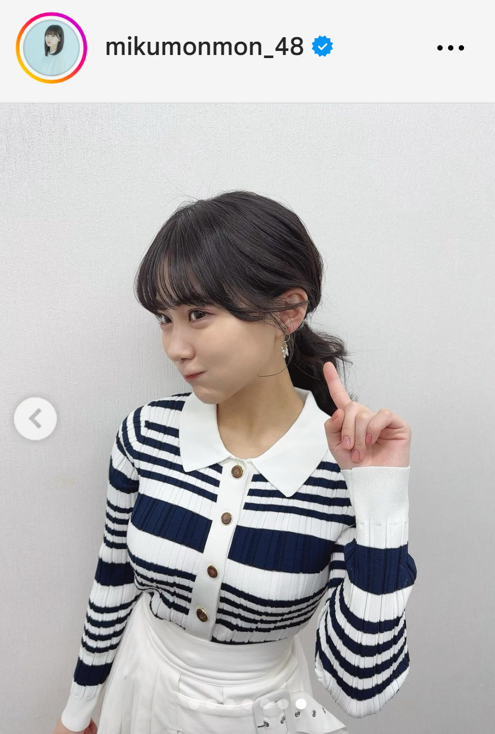 田中美久のインスタグラムから