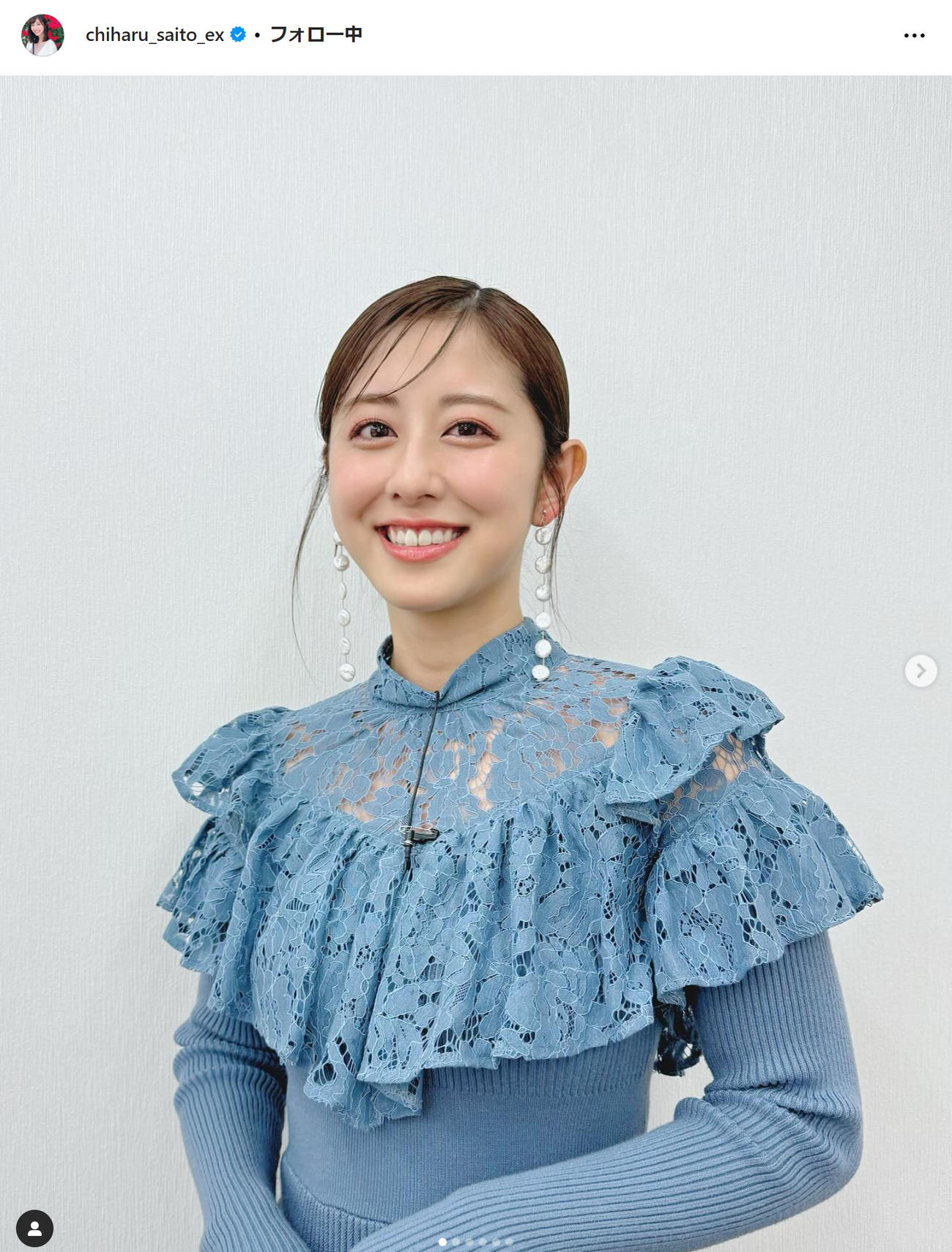 斎藤ちはるのインスタグラムから