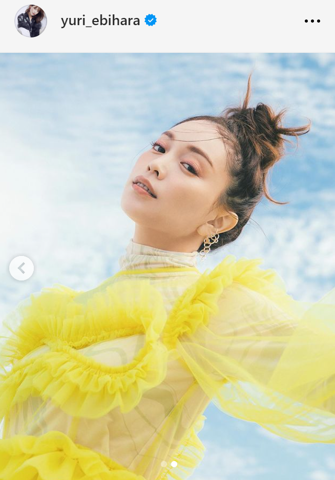 蛯原友里のインスタグラムから