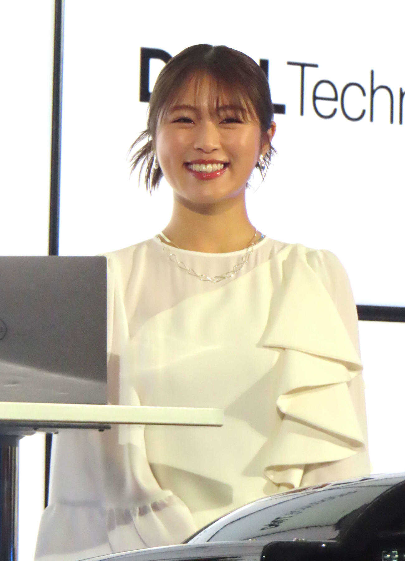 デル・テクノロジーズ「XPSシリーズ」発表会に出席した渋谷凪咲