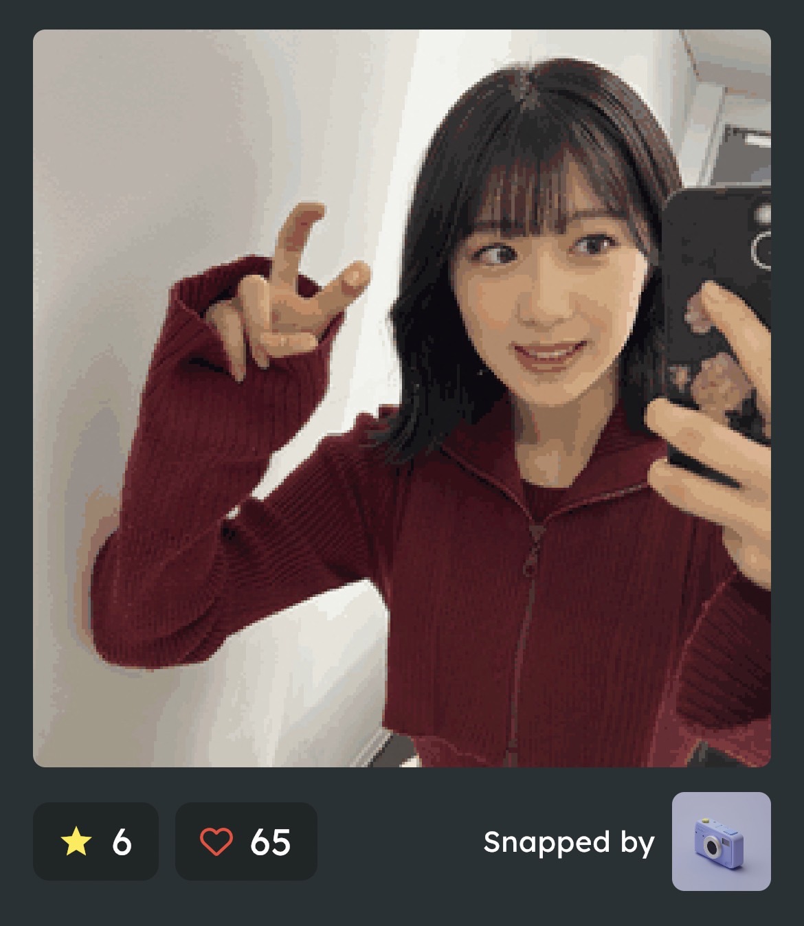 WHITE SCORPIONのAOIが「SNPIT」に投稿した自撮り写真