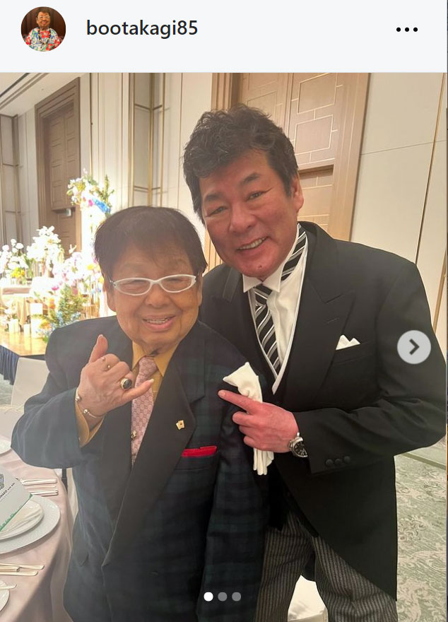 高木ブーのインスタグラムから