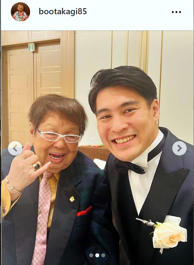 高木ブーのインスタグラムから