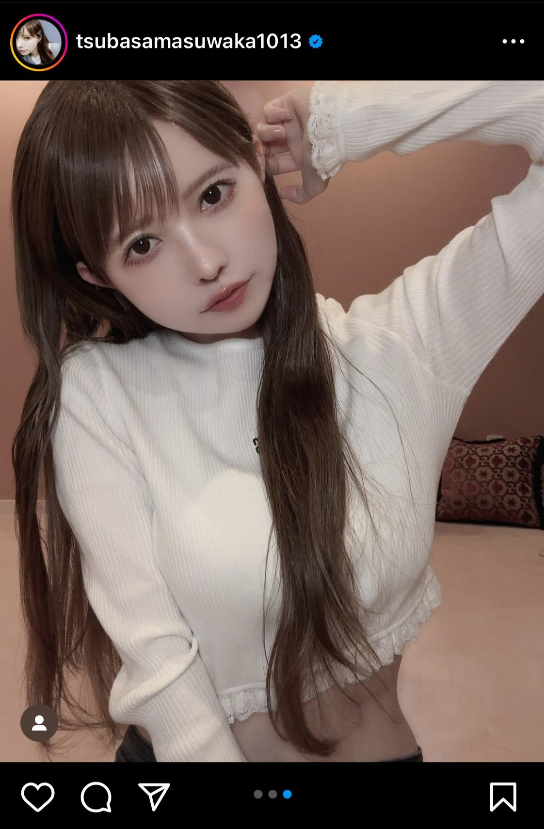 益若つばさのインスタグラムから