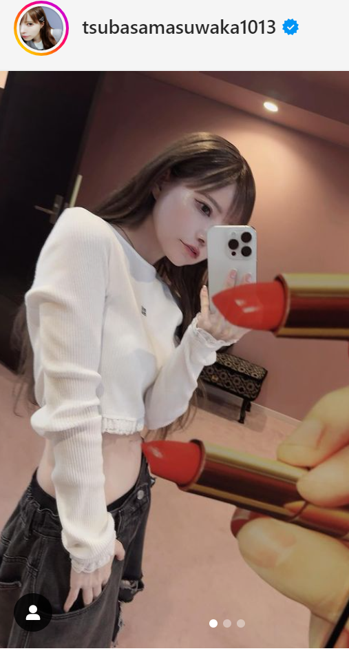 益若つばさのインスタグラムから