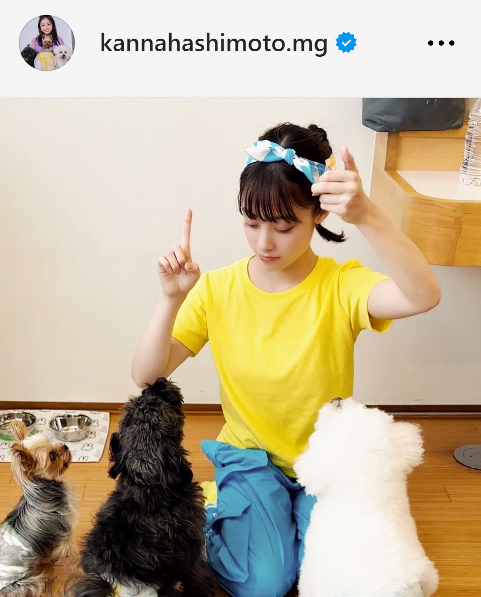 橋本環奈のマネジャーのインスタグラムから