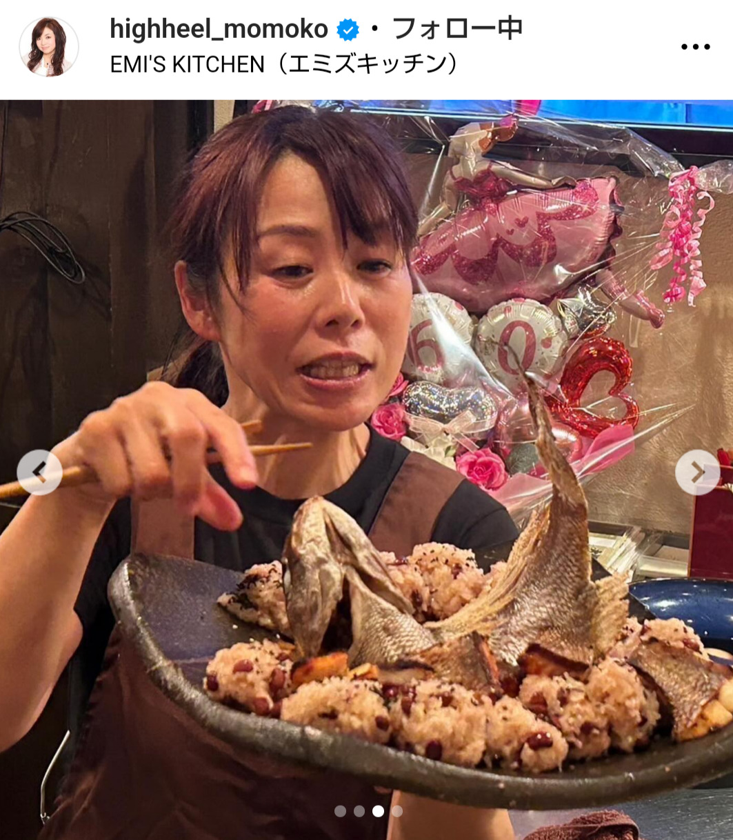 ハイヒール・モモコのインスタグラムから