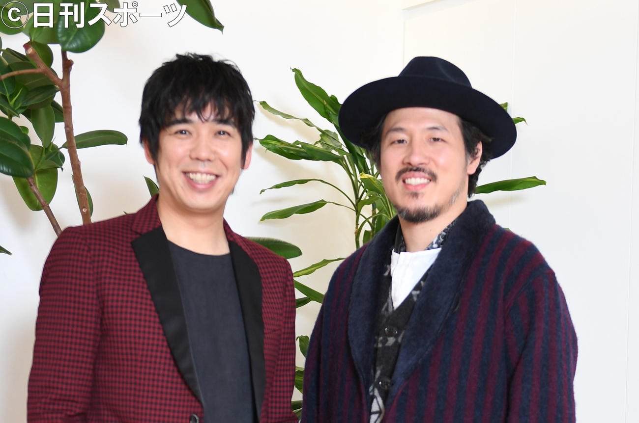 スキマスイッチの大橋卓弥（左）と常田慎太郎