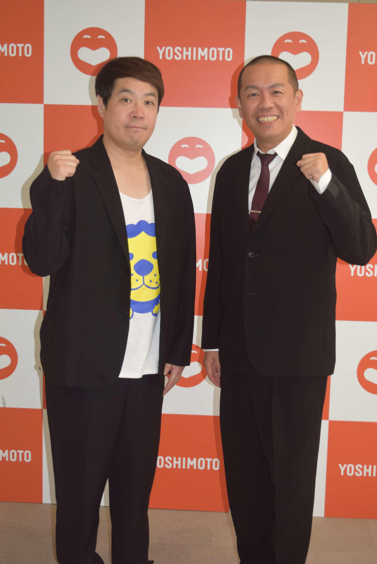 30周年興行への意気込みを語ったタカアンドトシのタカ（左）とトシ（撮影・阪口孝志）