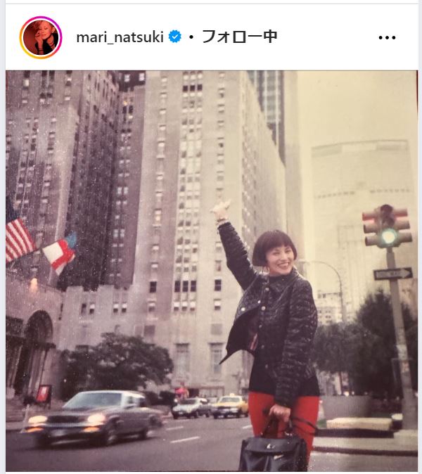 夏木マリのインスタグラムから