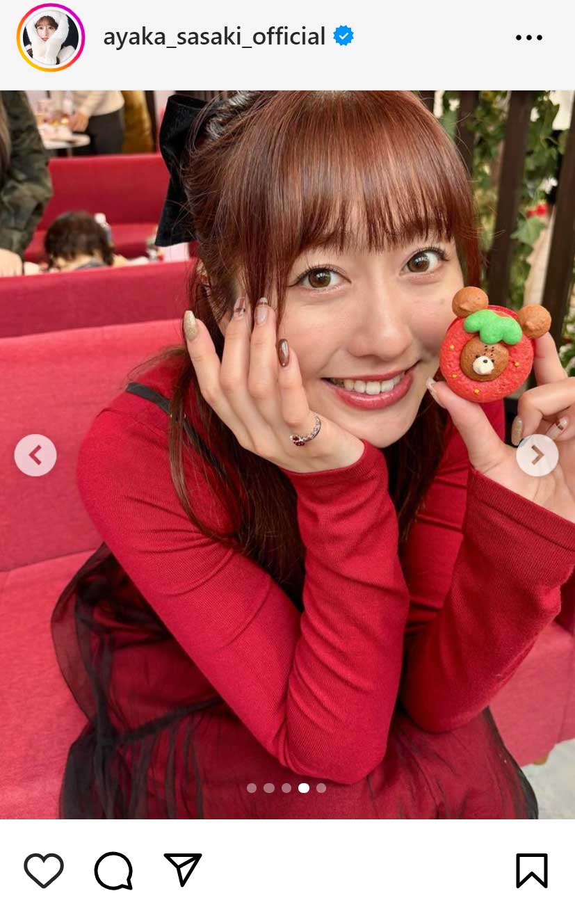 佐々木彩夏のインスタグラムから