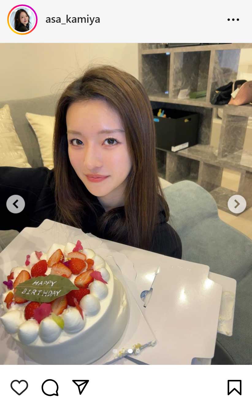 神谷明采のインスタグラムから