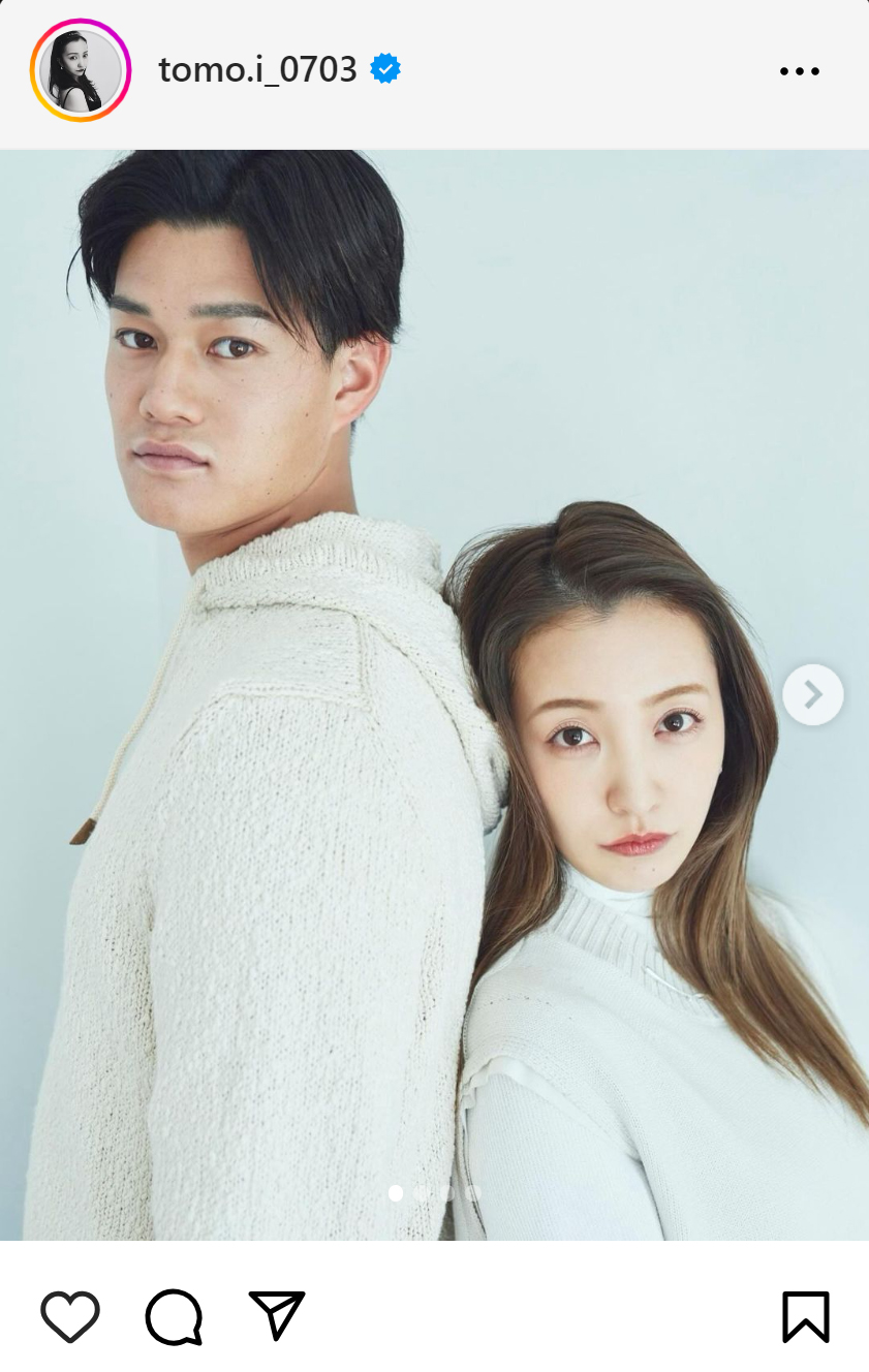 板野友美のインスタグラムから