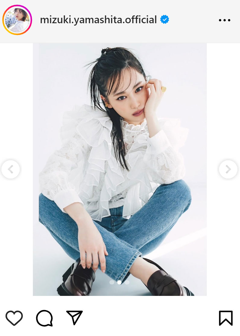 山下美月のインスタグラムから