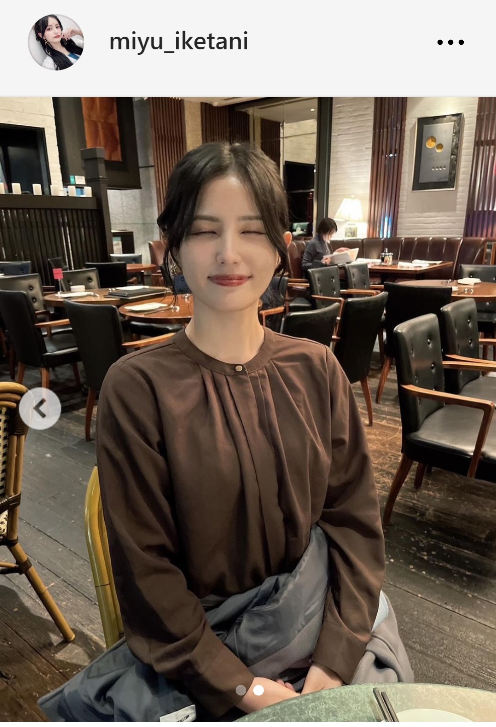 池谷実悠アナのインスタグラムから