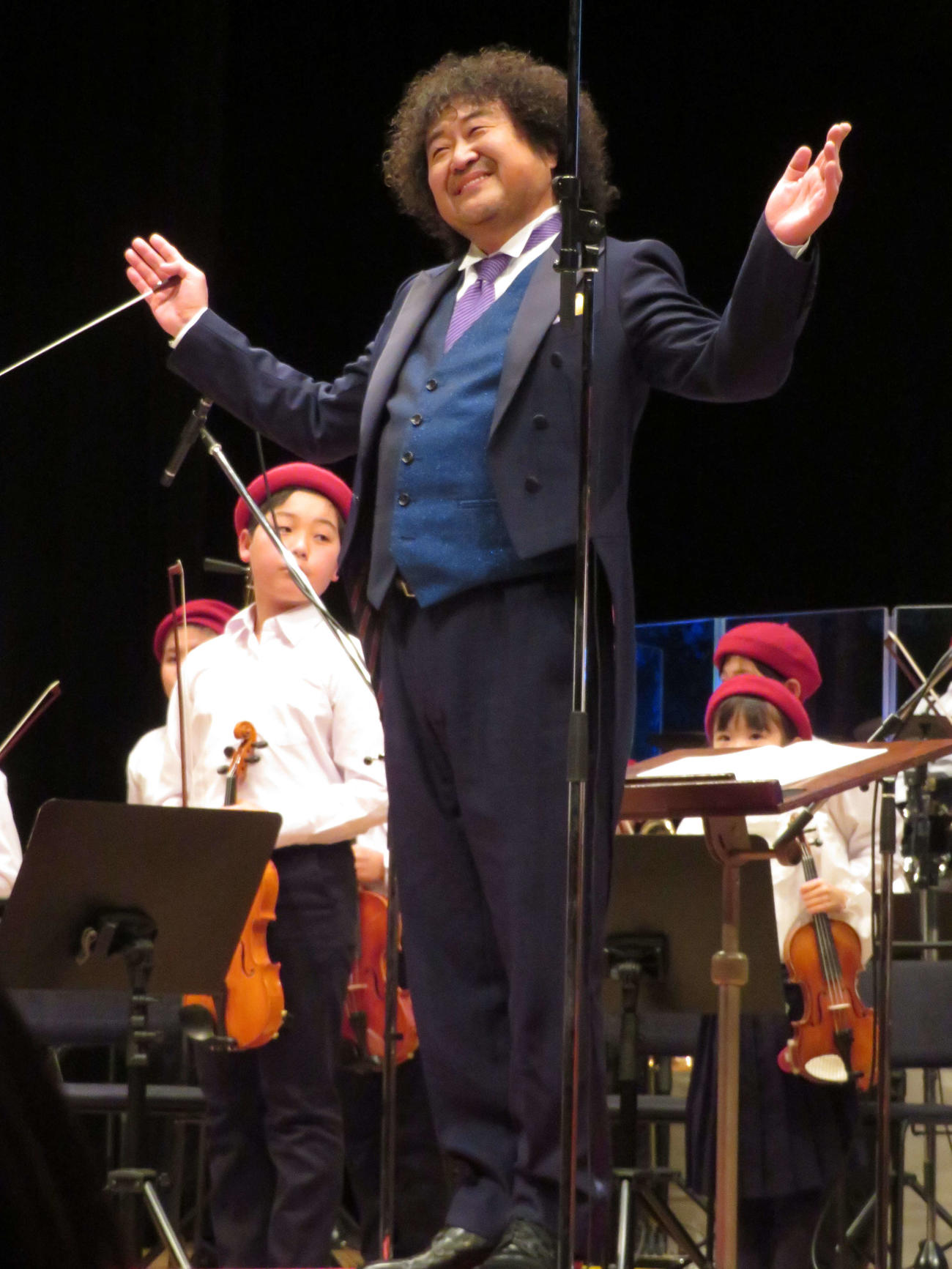 「映画ドラえもん　のび太の地球交響楽」ドラドラ♪シンフォニー楽団コンサートイベントに登場し指揮を執った葉加瀬太郎