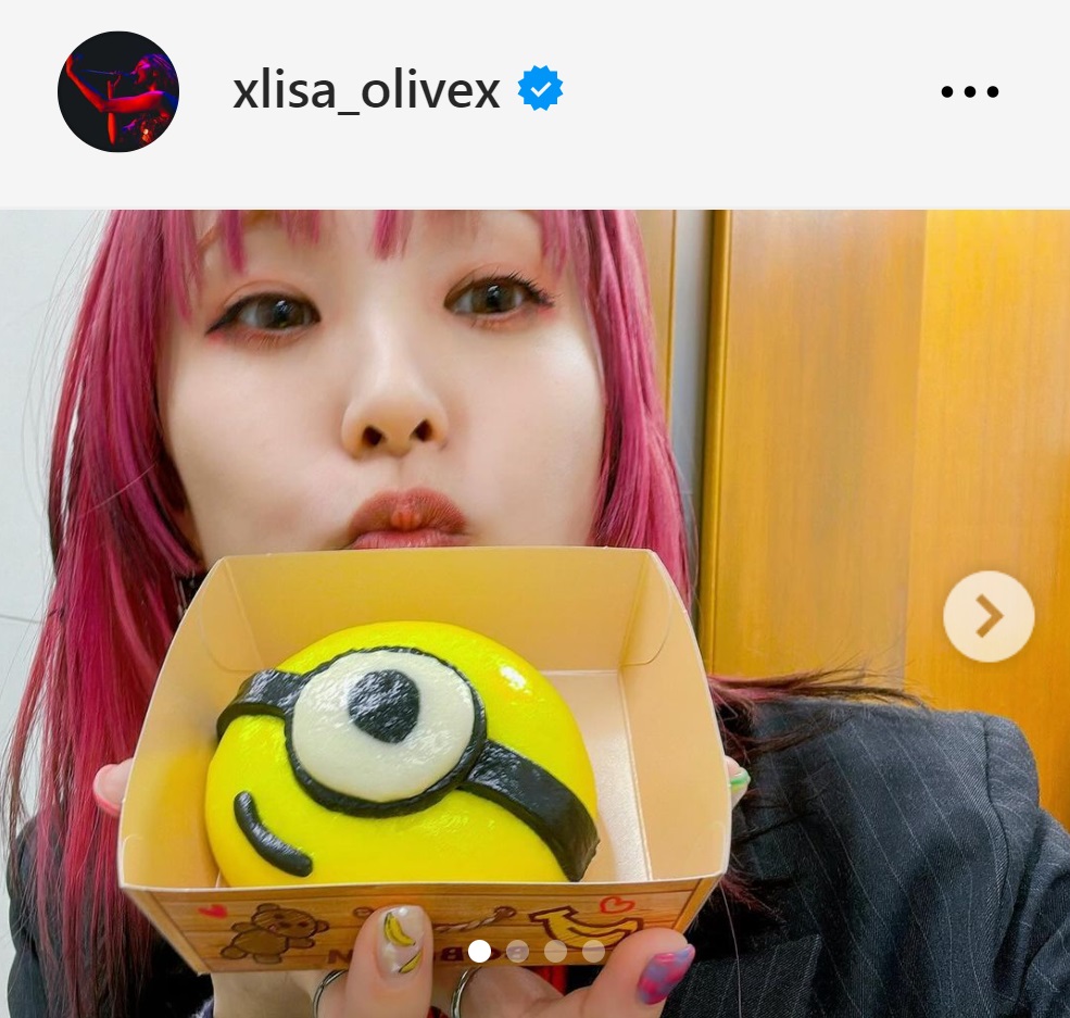 LiSAのインスタグラムから