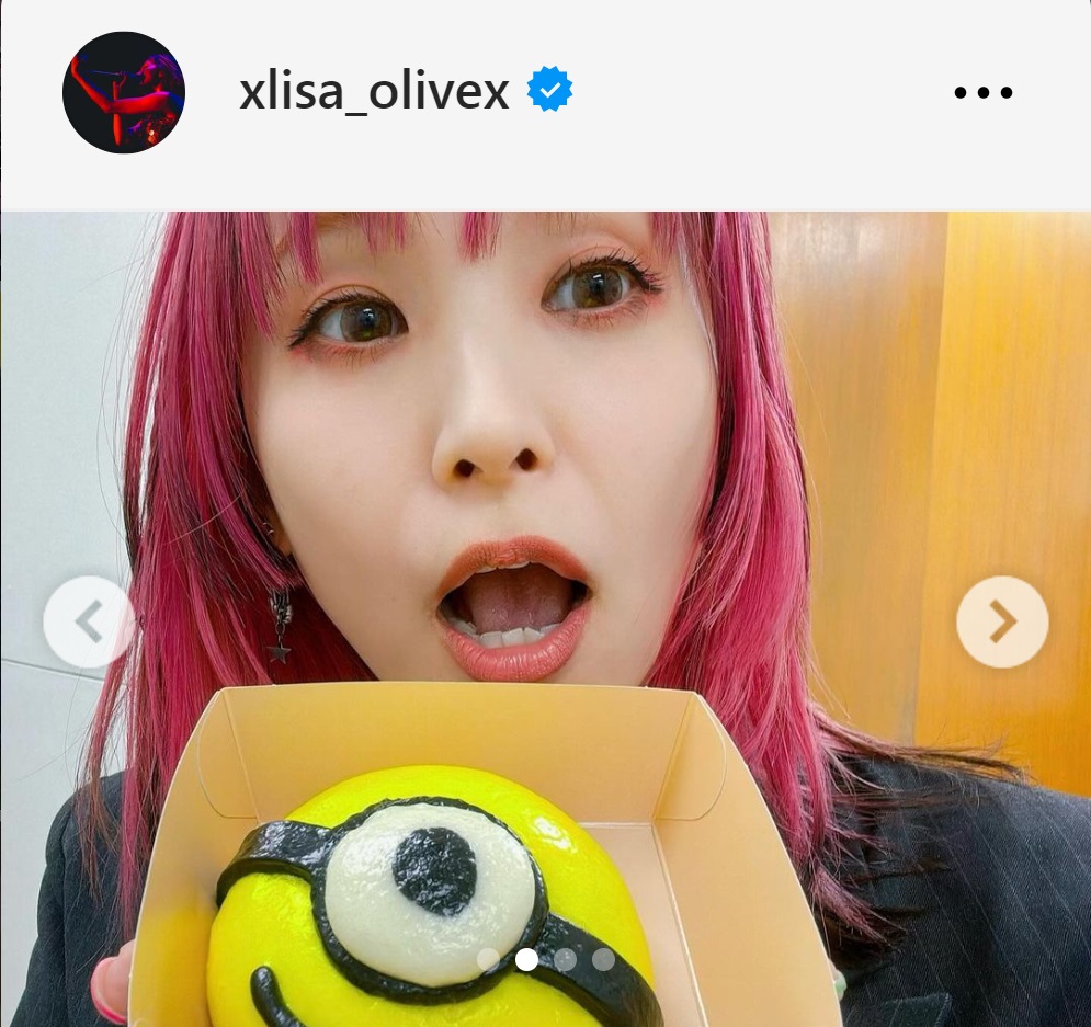 LiSAのインスタグラムから
