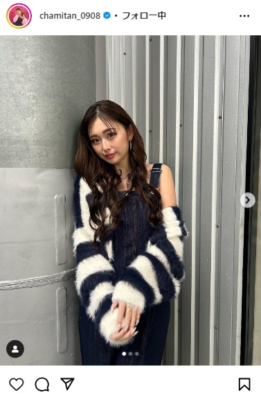 ゆうちゃみのインスタグラムから