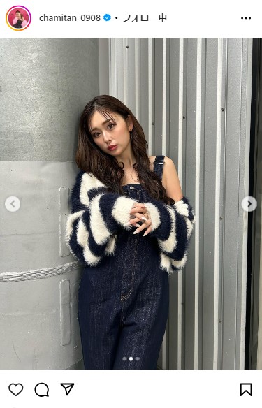 ゆうちゃみのインスタグラムから