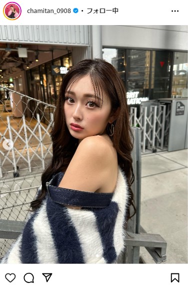 ゆうちゃみのインスタグラムから