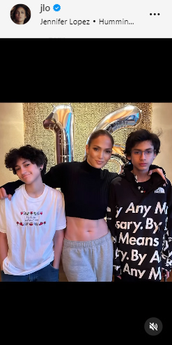 ジェニファー・ロペスのインスタグラムから