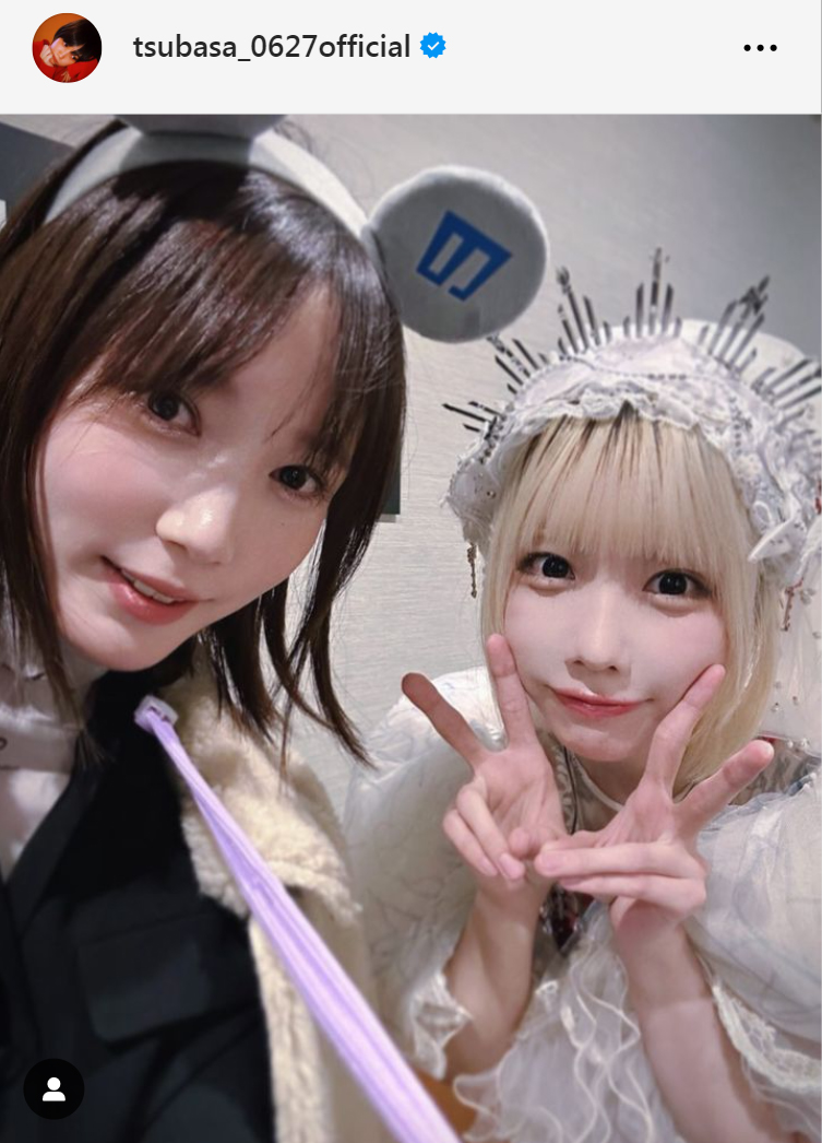 ano（右）と本田翼（本田翼のインスタグラムから）
