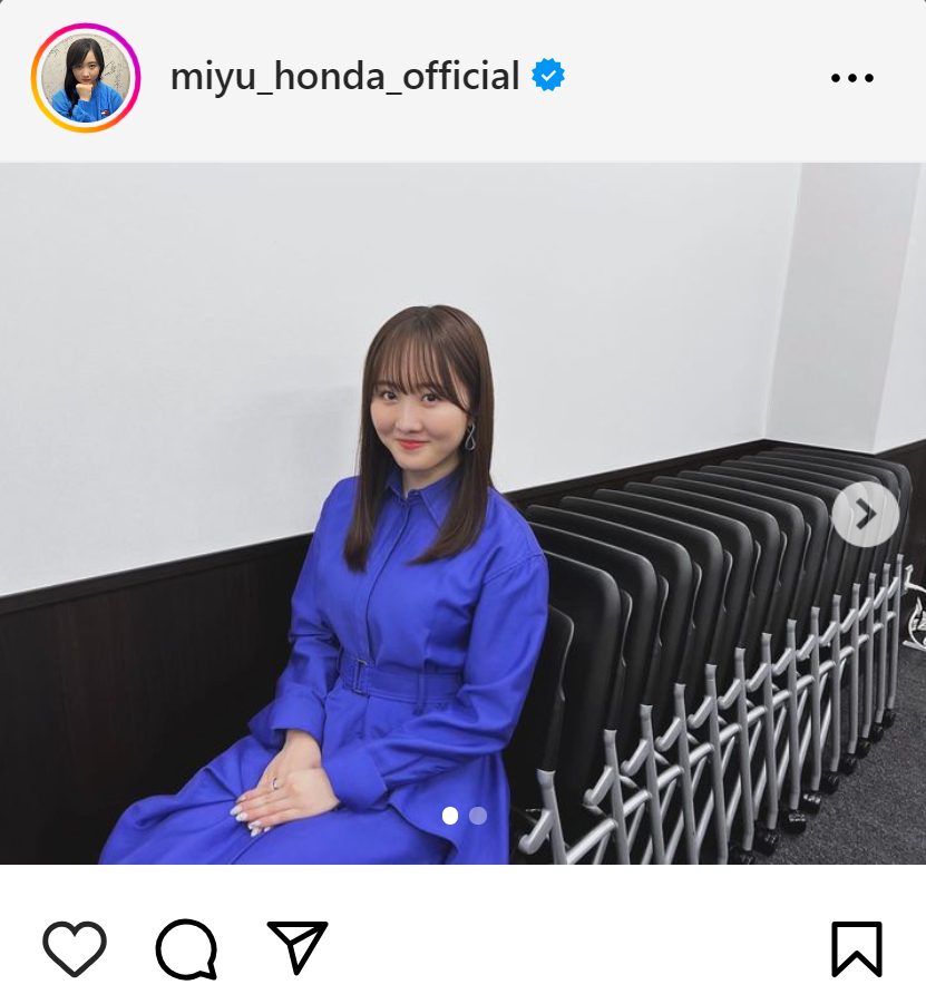 本田望結のインスタグラムから
