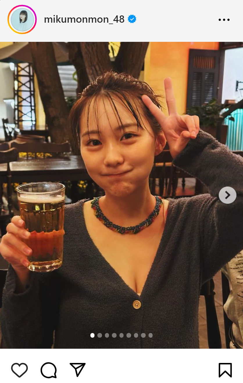 田中美久のインスタグラムから