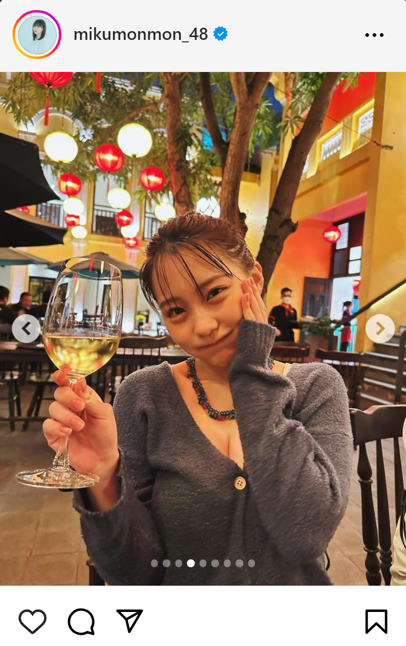 田中美久のインスタグラムから