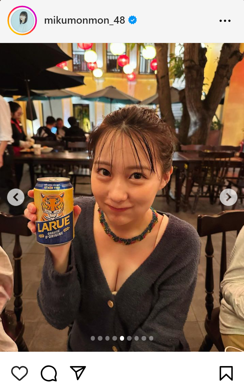 田中美久のインスタグラムから