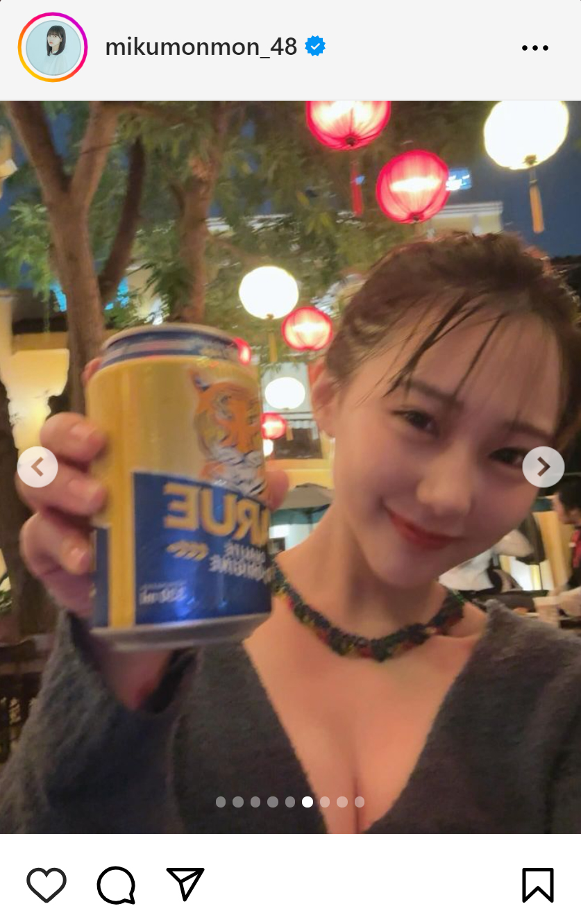 田中美久のインスタグラムから