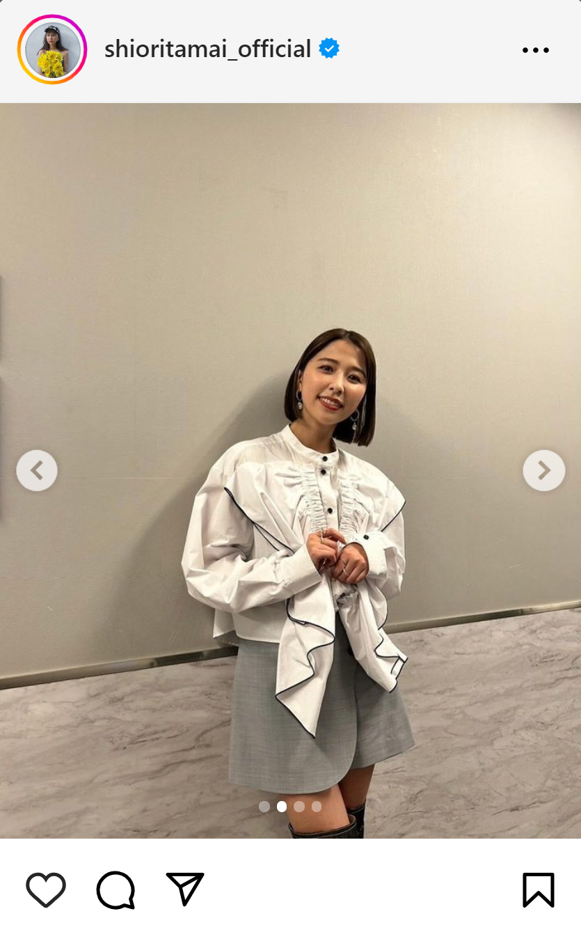 玉井詩織のインスタグラムから