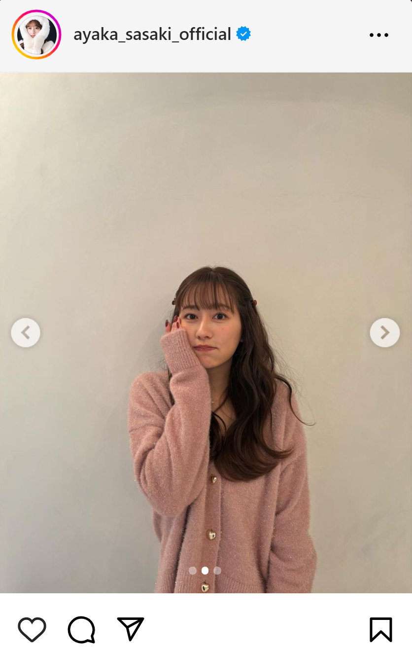 ももクロ佐々木彩夏のインスタグラムから
